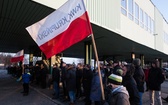 Protest górników w Suszcu