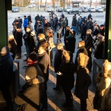 Protest górników w Suszcu