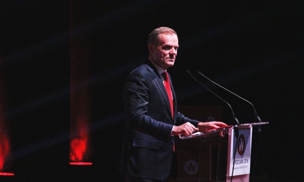 Donald Tusk we Wrocławiu apeluje do rządu