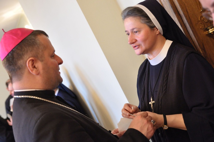 Opłatek osób konsekrowanych z biskupem