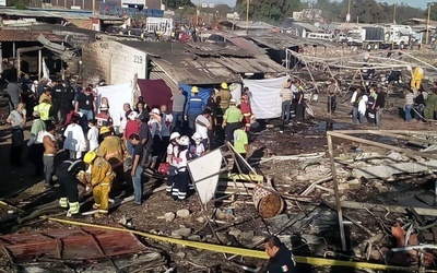 Rośnie liczba ofiar śmiertelnych eksplozji na targowisku