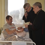 Wigilijna wizyta w szpitalu i u osób starszych