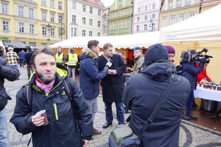 Wrocławska Wigilia na pl. Solnym.