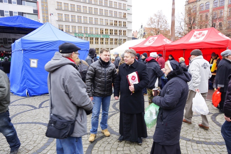 Wrocławska Wigilia na pl. Solnym.