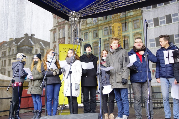 Wrocławska Wigilia na pl. Solnym.