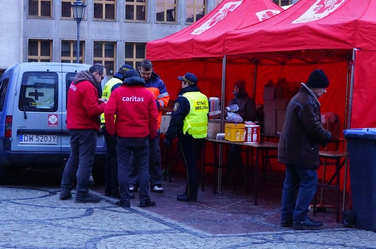 Wrocławska Wigilia na pl. Solnym.