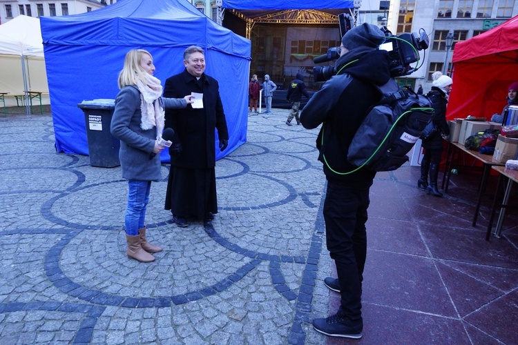 Wrocławska Wigilia na pl. Solnym.