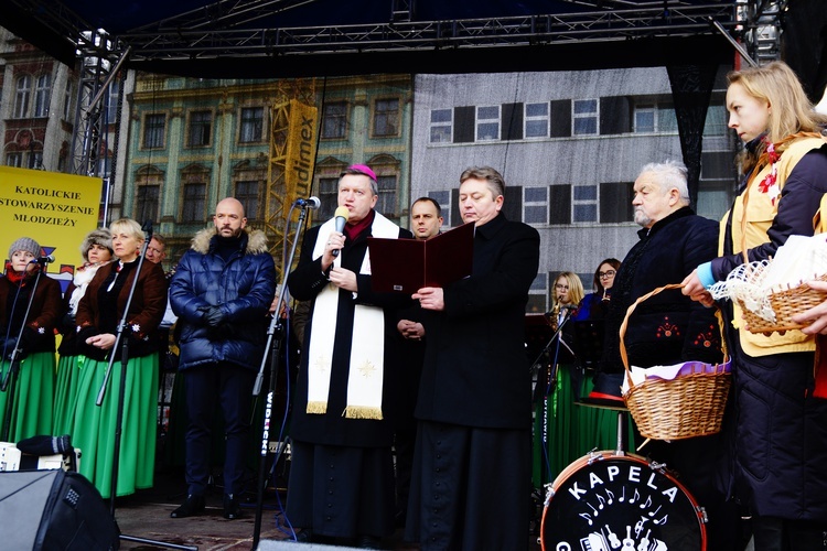 Wrocławska Wigilia na pl. Solnym.