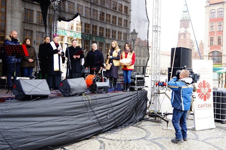 Wrocławska Wigilia na pl. Solnym.