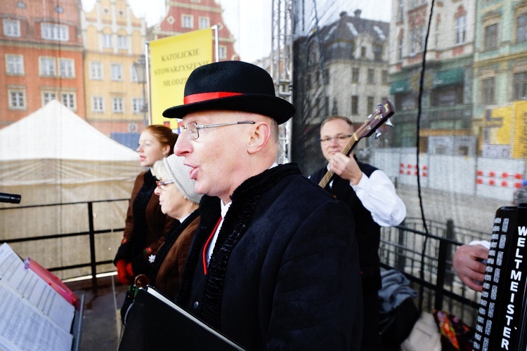 Wrocławska Wigilia na pl. Solnym.