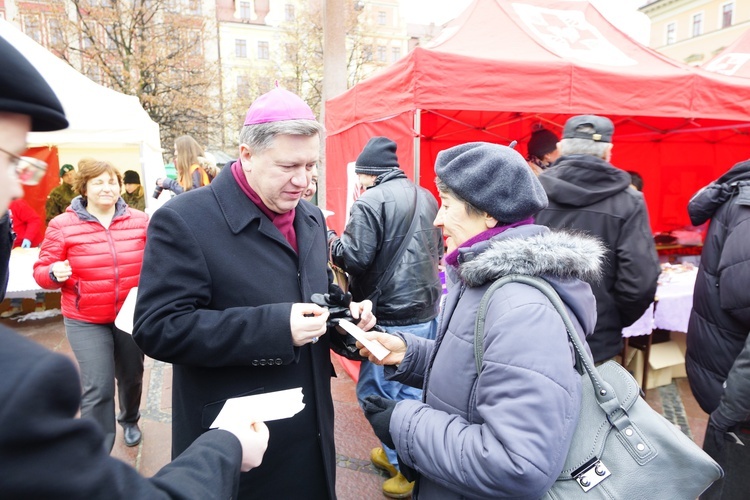 Wrocławska Wigilia na pl. Solnym.