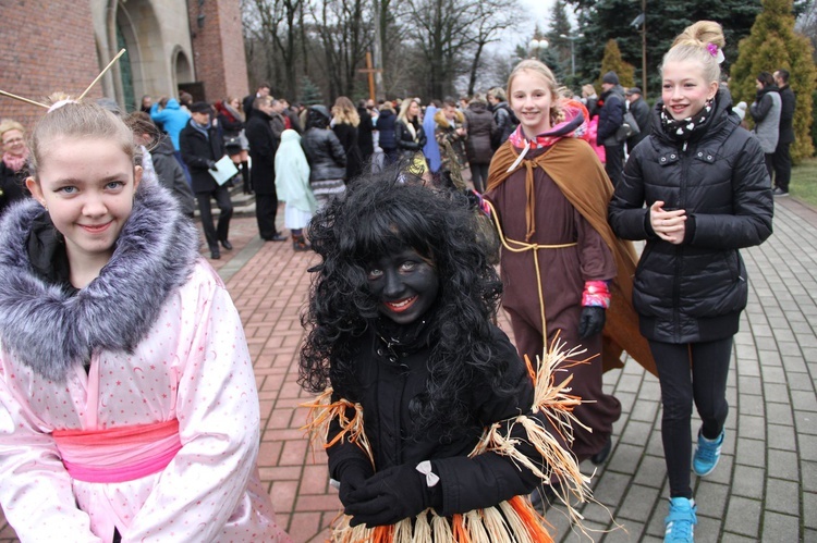 Rozesłanie kolędników misyjnych w Mościcach