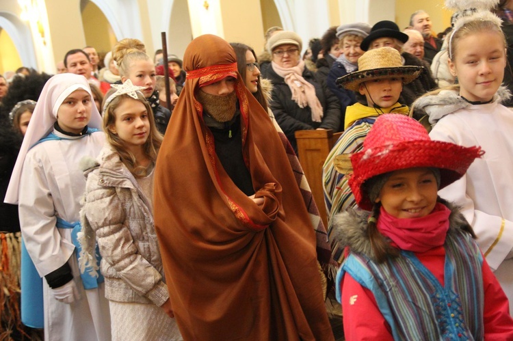 Rozesłanie kolędników misyjnych w Mościcach