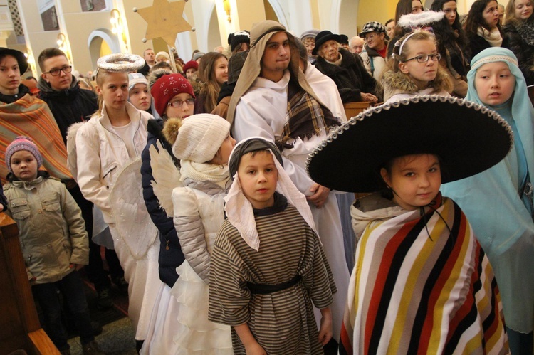 Rozesłanie kolędników misyjnych w Mościcach