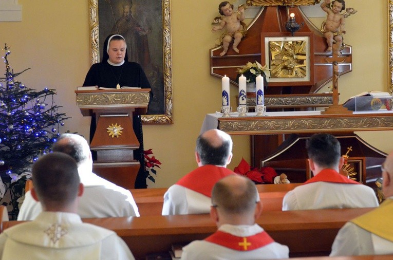 Kolęda w mieszkaniu biskupa