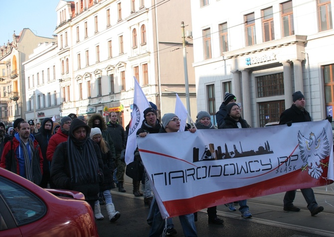 Antyislamska demonstracja ONR w Katowicach