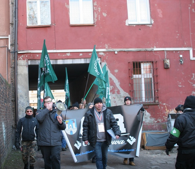 Antyislamska demonstracja ONR w Katowicach