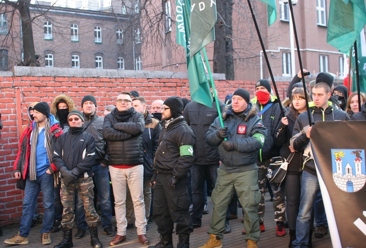 Antyislamska demonstracja ONR w Katowicach