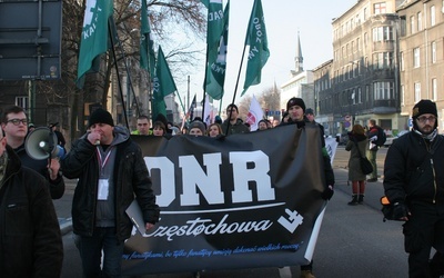 Antyislamska demonstracja ONR w Katowicach