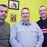 Od lewej: Dominik Kwiatkowski, Wojciech Bystry i Paweł Jaskulski. Podobnie jak ich patron zaangażowali się w pomoc bliźniemu.
