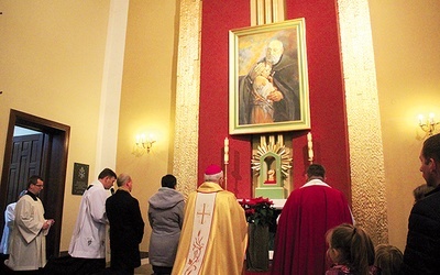 	W jedynej parafii noszącej wezwanie świętego zainaugurowano poświęcony mu rok.