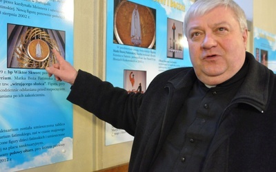 O wystawie opowiada ks. dr Stanisław Bilski, kustosz fatimskiego sanktuarium w Tarnowie