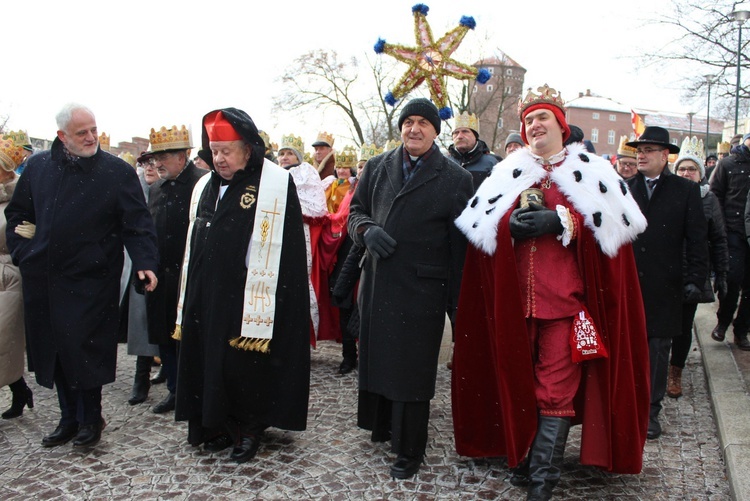 Orszak Trzech Króli - Kraków 2017 człon czerwony