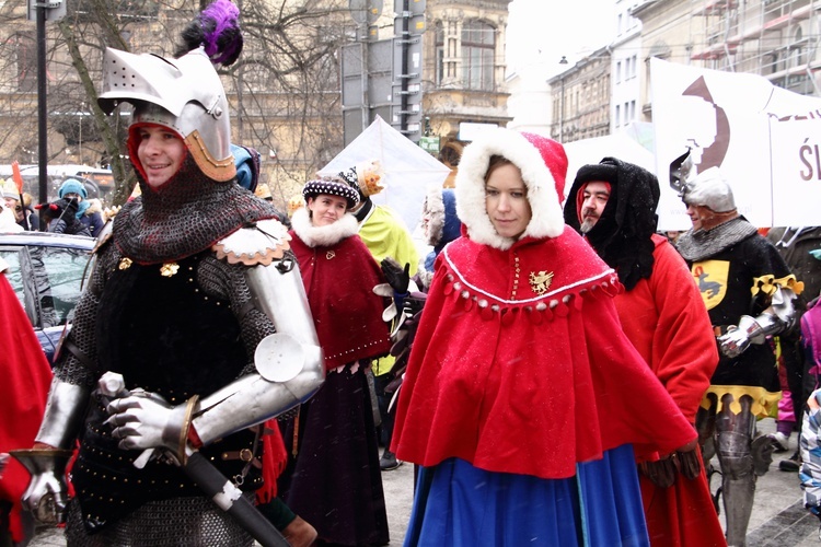 Orszak Trzech Króli - Kraków 2017, człony niebieski i zielony