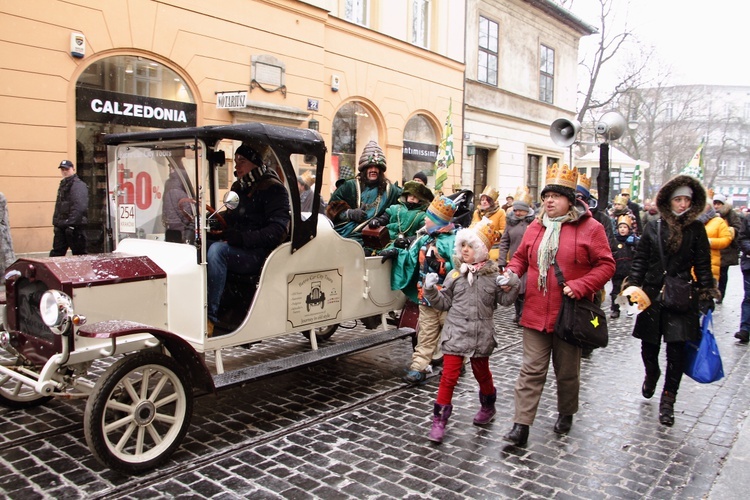 Orszak Trzech Króli - Kraków 2017, człony niebieski i zielony