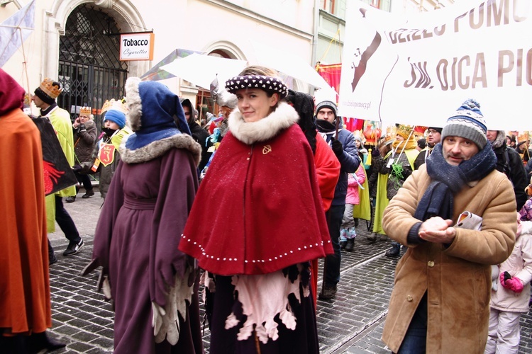 Orszak Trzech Króli - Kraków 2017, człony niebieski i zielony