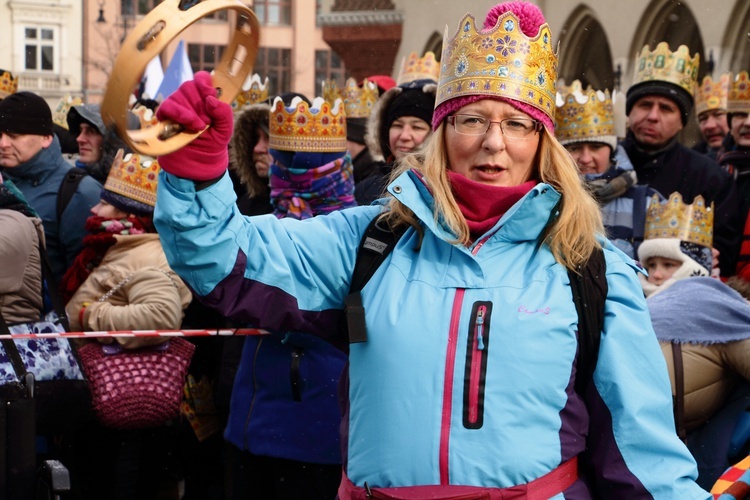 Orszak Trzech Króli - Kraków 2017, człony niebieski i zielony