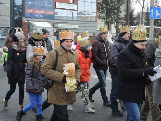 6. Orszak Trzech Króli w Bielsku-Białej - na trasie AD 2017