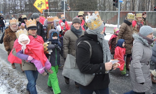 6. Orszak Trzech Króli w Bielsku-Białej - na trasie AD 2017