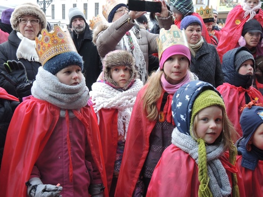 6. Orszak Trzech Króli w Bielsku-Białej - na Rynku AD 2017