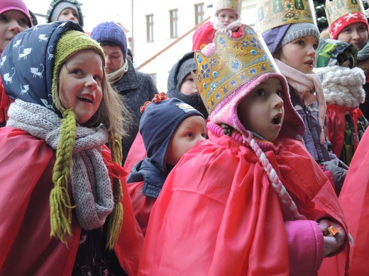 6. Orszak Trzech Króli w Bielsku-Białej - na Rynku AD 2017