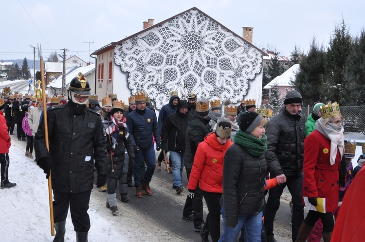 Bobowa - Orszak Trzech Króli 2017