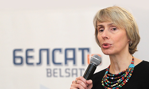 Agnieszka Romaszewska--Guzy zabiega o zmianę decyzji MSZ o obniżeniu dotacji dla Biełsatu.