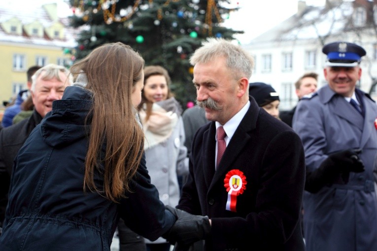 Polonez maturzystów w Łowiczu