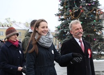 Polonez maturzystów w Łowiczu