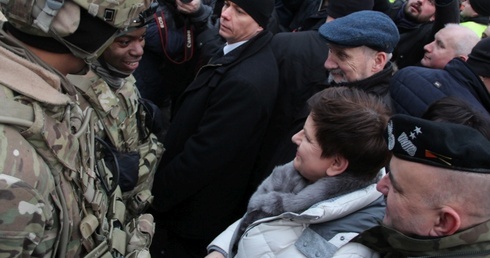 Premier Szydło do amerykańskich żołnierzy: Welcome to Poland