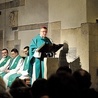 ▲	Bp Krzysztof Zadarko podkreślał, że Ojciec Święty Franciszek jest prorokiem dla Kościoła i świata.