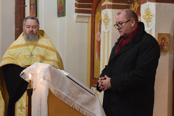 Ewangelię w czasie nabożeństwa odczytał ewangelicko-augsburski biskup Waldemar Pytel
