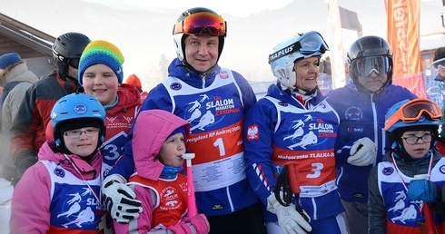 Andrzej Duda rozpoczął 12h Slalom Maraton w Zakopanem