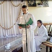 ►	Patryk podczas konsekracji kościoła św. Wojciecha  (21 października 2007 r.).