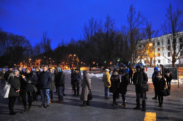 Protest studentów w Lublinie przeciw rządowi