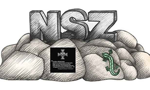 Powstanie pomnik żołnierzy Narodowych Sił Zbrojnych 