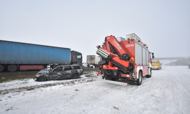 Autostrada A1 odblokowana w kierunku Częstochowy