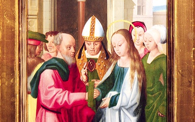 Kwaterę wykonano na dębowej desce; namalowane na niej sceny powstały ok. 1490–1500 roku.
