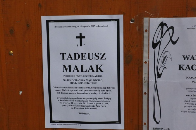 Pogrzeb Tadeusza Malaka