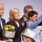 Liderzy najsilniejszych w Europie partii populistycznych (od lewej): Geert Wilders – holenderska Partia Wolności, Marine Le Pen – francuski Front Narodowy i Franke Patry – Alternatywa dla Niemiec.